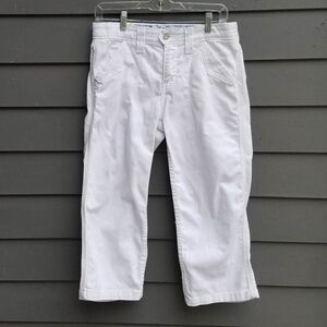 Levi's White Capri Jeans, size 8